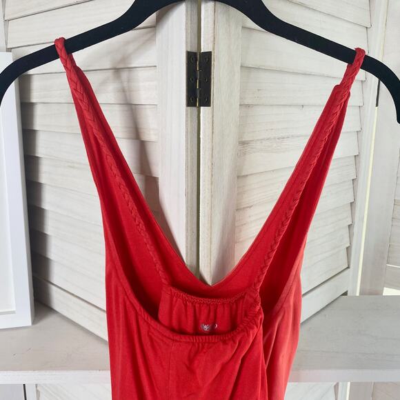 Mossimo Pink and red wrap midi dress - Picture 10 of 11